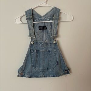 vintage old navy jeans denim overalls cropped top.🩵